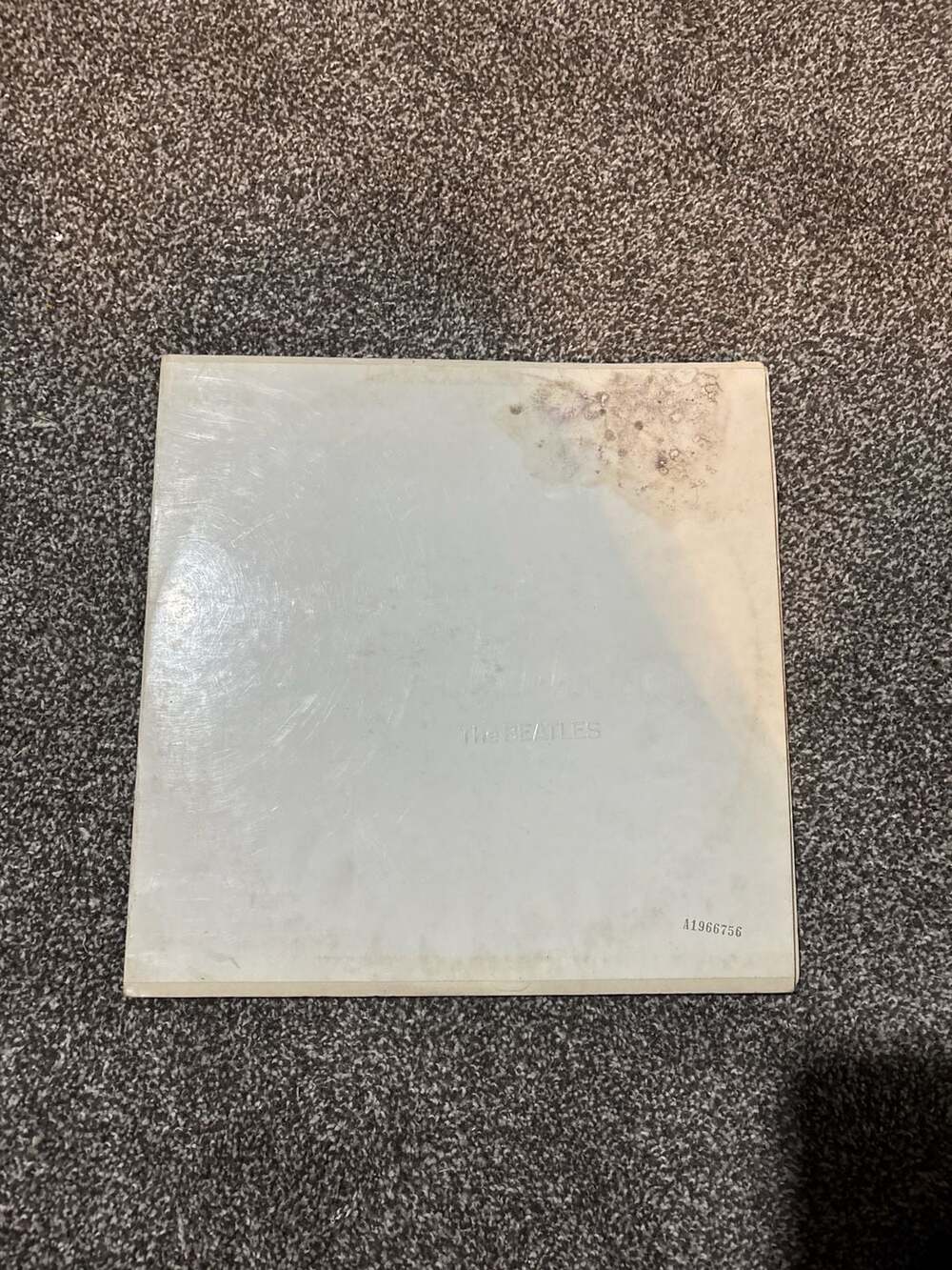 VHTF Low Number - The Beatles Compressed White Album Record Apple 1968 Misprint